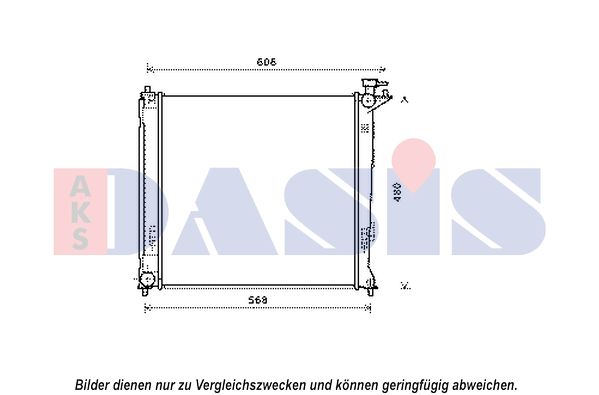 AKS DASIS Radiaator,mootorijahutus 560079N